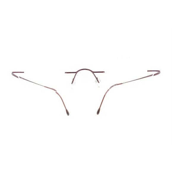 Silhouette M7395 /40 6060 Titanium Purple Rimless Eyeglasses Frames 19 140 - Picture 12 of 13